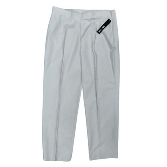 Nic+Zoe  Powder Side Zip Back Slit Straight Ankle Pants Women's Petite 4P, NWT - Picture 1 of 11
